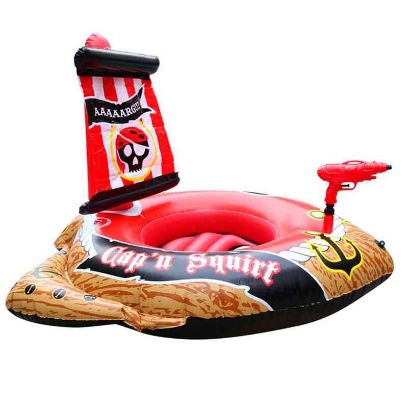 Floating Pirate Boat with Water Gun